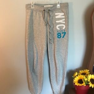 Aeropostale NYC gray sweatpants